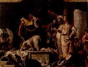 Giovanni Battista Tiepolo Die Enthauptung Johannes des Taufers oil